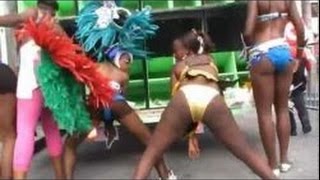 SXM DANCERS WILDING OUT FRONT STREET st maarten carnival t 2014 judith roumou [upl. by Hcra21]