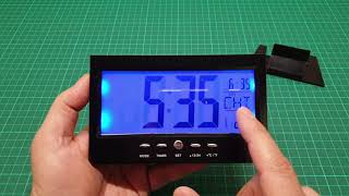 Voice control DS8083 backlight LCD Clocck review [upl. by Cahn]