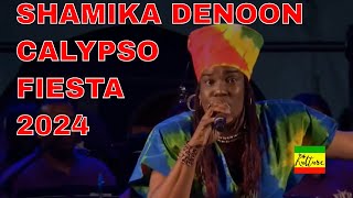 Shamika Denoon  All We Saltfish  Calypso Fiesta Semi Finals Trinidad Carnival 2024 [upl. by Dianne]