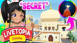 SECRET GENIE ROOM TICKET MANSION in LIVETOPIA Roleplay roblox [upl. by Sanborn]