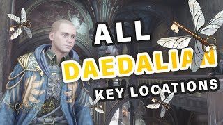 How to find All DAEDALIAN Keys  Key Locations ► Hogwarts Legacy [upl. by Middendorf]