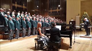 Pontarddulais Male Choir at The Brangwyn Swansea  Y Tangnefeddwyr [upl. by Weinert]