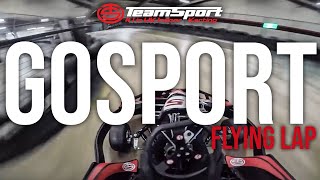 Flying Lap  TeamSport Karting Gosport [upl. by Kynan]