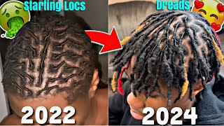 My Dreadlock Journey I 2 Year Transformation CRAZY GROWTH [upl. by Ahsiekit]