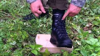 Mountain Boot tie Tip Haix boots [upl. by Elda]