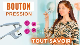 TUTO  Comment bien poser les boutons pression  astuce couture [upl. by Ardnoik]