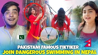 PAKISTANI REACTS THE MOST DANGEROUS SWING IN NEPAL 😱🇳🇵Single Tree Family Picnic in KTM Nepal ❤️ [upl. by Laurinda777]