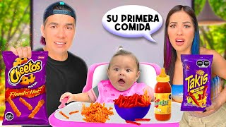 Nasya come comida PICANTE por primera vez Asi reaccionó 😰😖 [upl. by Aihsat]