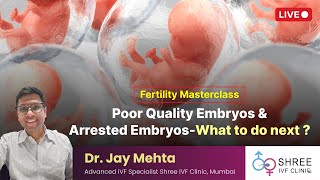 Fertility Masterclass 56 Poor Quality Embryos amp Arrested Embryos What to do next [upl. by Simonne]