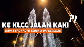 KLCC PETRONAS TWINS KUALA LUMPUR MALAYSIA  SPOT FOTO TERBAIK  WALKING AROUND KLCC PARK [upl. by Eirbua957]