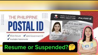 ✅POSTAL ID APPLICATION UPDATES JULY 2024 NAG RESUME NA BA [upl. by Naehs]