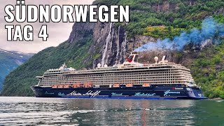 Mein Schiff 4 Südnorwegen ⚓️  Tag 4  Geiranger Hellesylt [upl. by Nehtanhoj]