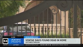 Former NFL star Vontae Davis found dead in Florida home [upl. by Zorina]