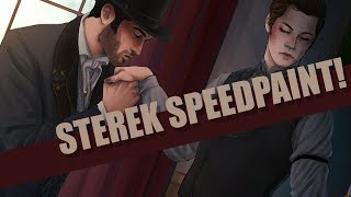 Forbidden love \ Sterek Au Speedpaint [upl. by Rip416]