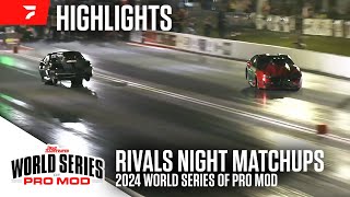 Every Rivals Night Matchup  2024 World Series of Pro Mod at Bradenton Motorsports Park [upl. by Eddi552]