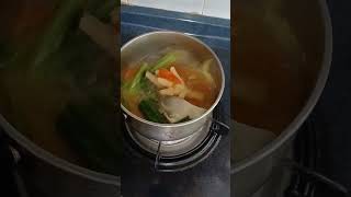 sinigang pompano and chickenfeet lowcarbmeals lowcarbrecipes shortvideo annventuresfamvlog [upl. by Analeh124]