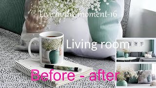 I continue to decorate the living room  Cozy exclusive decor items  BeforeAfter [upl. by Elleirad628]