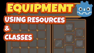 Drag amp Drop Equipement System Using Resources In 10 minutes  Part 2 Godot 42 [upl. by Ikaz216]