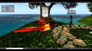 Second Life Firestorm Support Region exploration [upl. by Akitahs798]