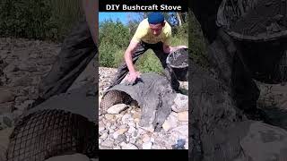 Amazing DIY stoveoven 🏕🔥♥️ Primitive Technology primitivetechnology bushcraft diy stove [upl. by Gausman]