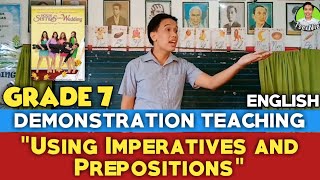 Grade 7 Demonstration Teaching English Pseudo Demonstration Teaching 11 [upl. by Seabury191]