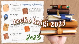 Techo Kaigi 2023  My 2023 Planner and Journal Setup [upl. by Ahcurb276]