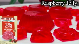 How to make jelly at home  Weikfield Raspberry Jelly crystals  Homemade Jelly Recipe [upl. by Suoirtemed]