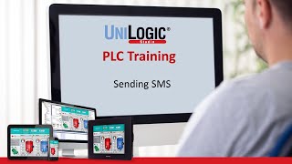 PLC Training Sending SMSUniLogic for UniStream by Unitronics [upl. by Rufena763]