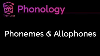 Phonology Phonemes Allophones and Minimal Pairs [upl. by Kurtz990]