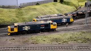 Eastfield O gauge at Model Rail Scotland 2024 part 1 [upl. by Ahtnicaj]