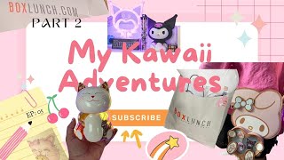 Part 2 kawaii MEGA haul Box Lunch boxlunchgift Toki Doki Keroppi My Melody Keromi [upl. by Annaig]