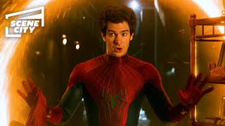 SpiderMan No Way Home 2021  Peter 1 Peter 2 Peter 3 Scene  Movieclips [upl. by Kruger]