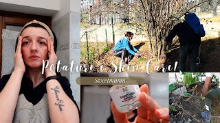 Potature esame Manuel e Skin Care DAILY VLOG sweetmumufamily [upl. by Anialahs]