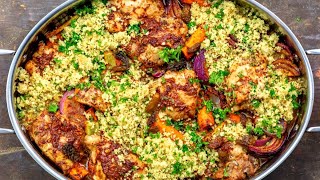 Easy Moroccaninspired chicken couscous dinner [upl. by Scoter]