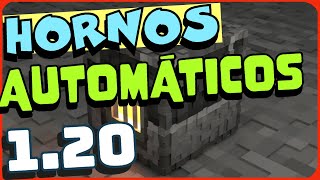 Hornos Automáticos Minecraft Bedrock 120 [upl. by Ahselak935]