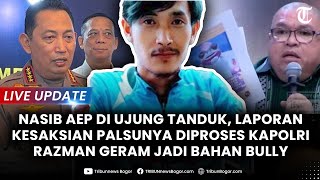 🔴LIVE UPDATE KAPOLRI PROSES Laporan Kesaksian Palsu Aep hingga Razman Ngamuk Mukanya Diganti Kodok [upl. by Guilbert]