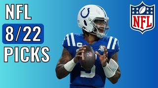 DRAFTKINGS NFL PRESEASON ANALYSIS 822  DFS PICKS [upl. by Amlez]