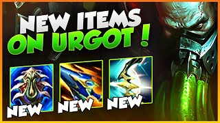 Do these NEW items work on Urgot  Testing Season 14 new items and map changes [upl. by Derrik]