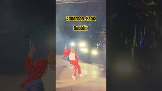 Anderson Paak hyped Bubblin Red Rocks andersonpaak concert livemusic [upl. by Anetta]