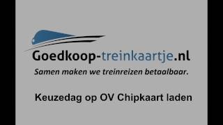 Opladen van Keuzedag op OV Chipkaart [upl. by Kato649]