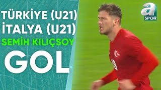 GOL Semih Kılıçsoy İtalya U21 11 Türkiye U21 Avrupa Şampiyonası Elemeleri 26032024 [upl. by Roddy345]