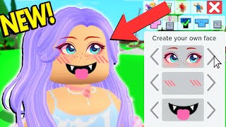 How to get CUSTOM FACES IN ROBLOX [upl. by Arreic]