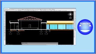 DISEGNO SEZIONE EDIFICIO CON CAD 112 [upl. by Haida]