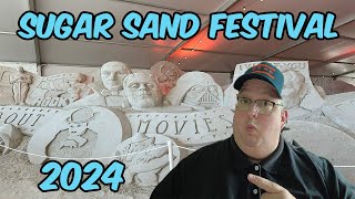 2024 Clearwater Beach Sugar Sand Festival Sand Sculpture Showcase [upl. by Wirth]