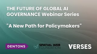 The Future of Global AI Governance Webinar Series quotA New Pathway for Policymakersquot [upl. by Kcerred]