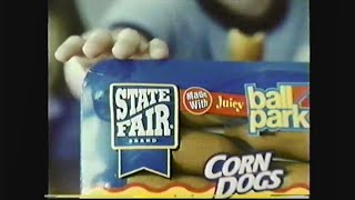 State Fair Corn Dogs quotwith ball park franks insidequot ad from 2002 [upl. by Nepean]