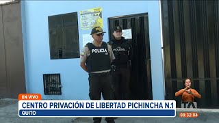 Policía realiza una intervención en el Cárcel Pichincha Número 3 en el sur de Quito [upl. by Gemini922]