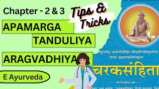 Apamarga tanduliya amp Aragvadhiya  bams neet ayurveda charaksamhita [upl. by Trah]