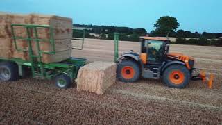 Straw Harvest 18 Rand Bros UK [upl. by Nnylg]