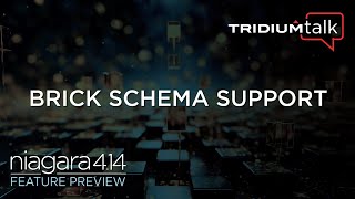 TridiumTalk Niagara 414 Brick Schema Support July 25 2024 [upl. by Heyde]